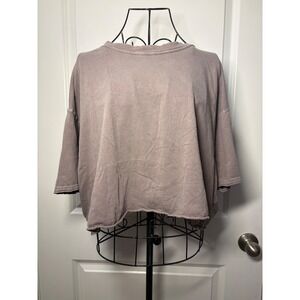 Free People Movement FP Womens M Boxy Crop Top